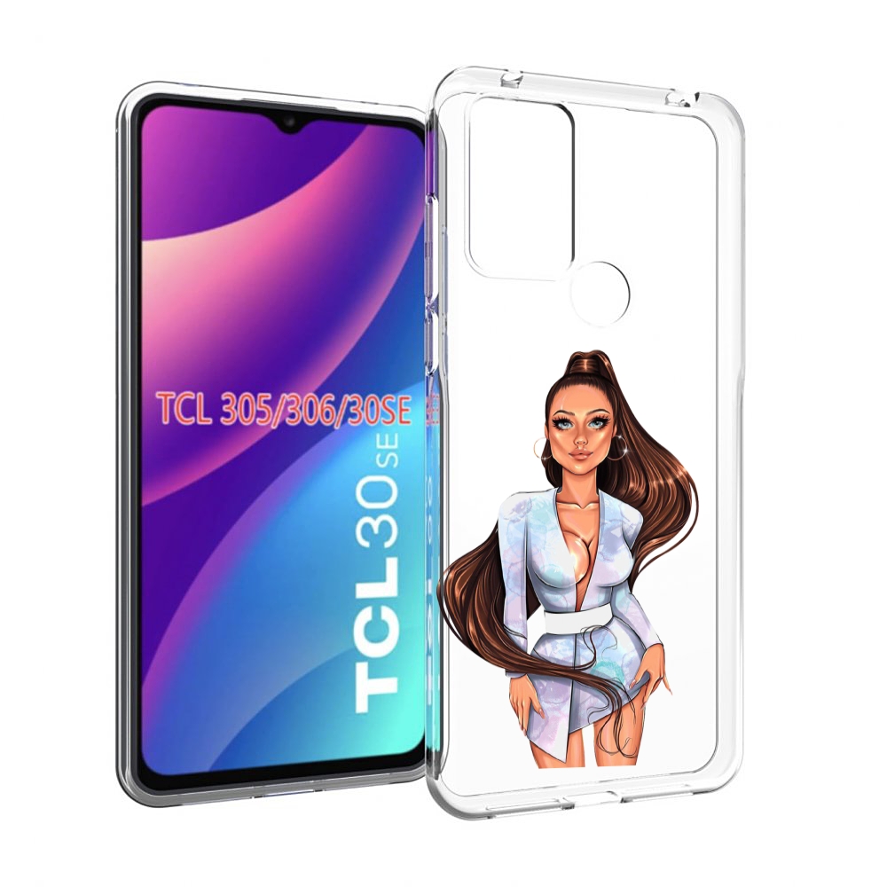 

Чехол MyPads девушка-с-очень-длинными-волосами женский для TCL 30SE/TCL 305/TCL 306..., Tocco