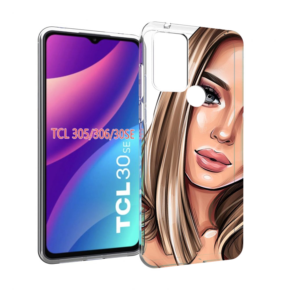 

Чехол MyPads девушка-с-каре женский для TCL 30SE/305/306/30E, Tocco