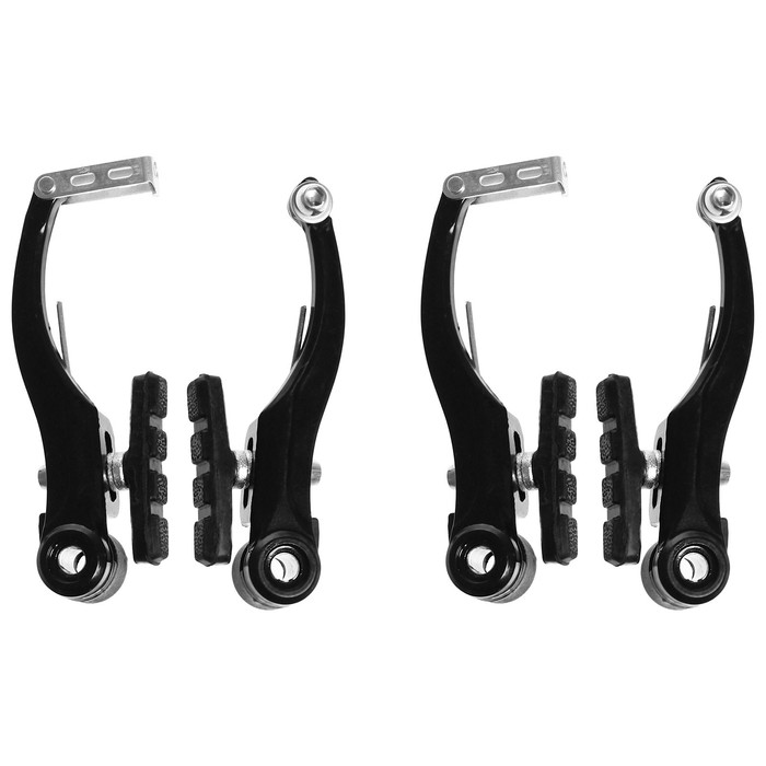 

Тормоз Dream Bike V-brake, алюминий, рамки 110 мм, колодки 65 мм, цвет чёрный, Черный, 7378806