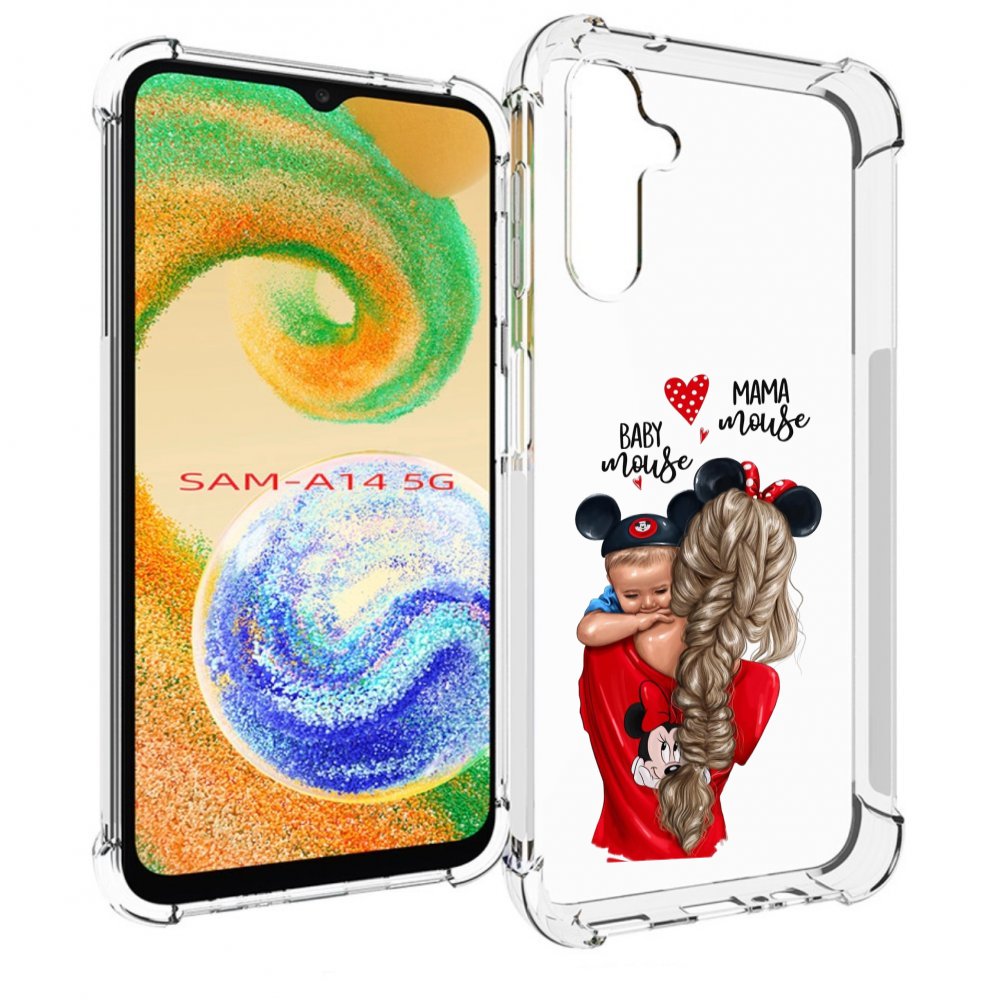 

Чехол MyPads Мама-маус женский для Samsung Galaxy A14 5G, Прозрачный, Tocco