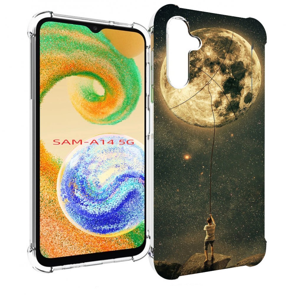 

Чехол MyPads Луна-светит для Samsung Galaxy A14 5G, Прозрачный, Tocco