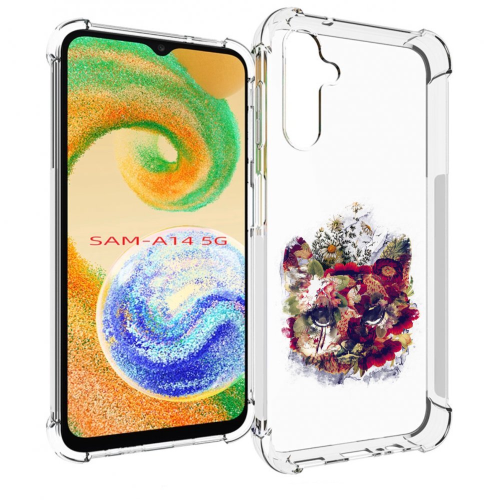 

Чехол MyPads Лиса в цветах-2 для Samsung Galaxy A14 5G, Прозрачный, Tocco