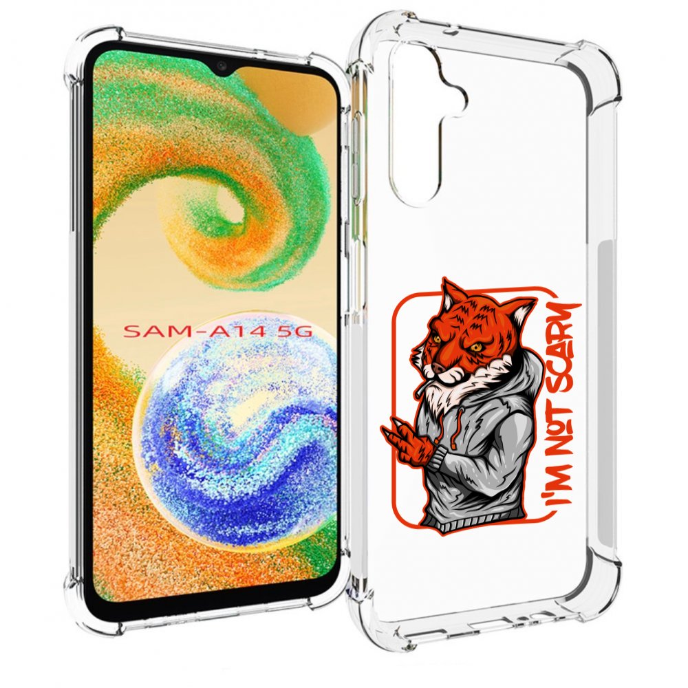

Чехол MyPads Лис для Samsung Galaxy A14 5G, Прозрачный, Tocco