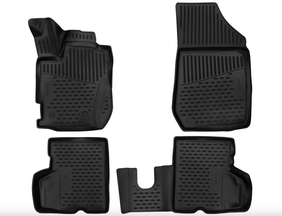 

Коврики 3D в салон подходят для RENAULT Kaptur (Ip), 2020->, 4 шт. (ПУ, повышенная износос