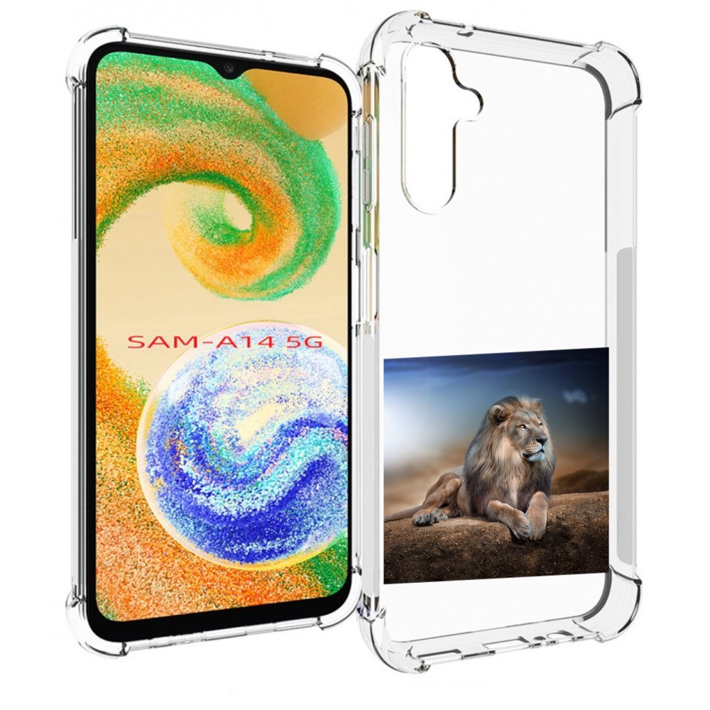 

Чехол MyPads Лев-наблюдает для Samsung Galaxy A14 5G, Прозрачный, Tocco