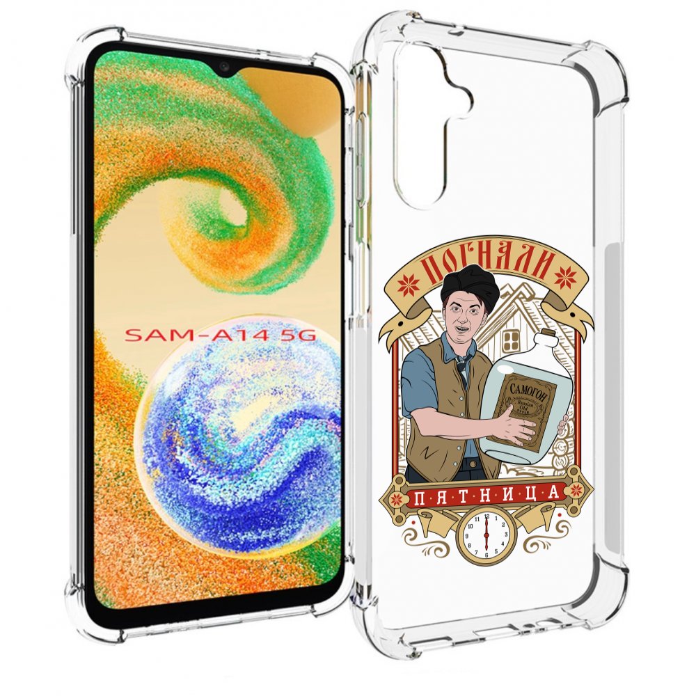 

Чехол MyPads Погнали пятница для Samsung Galaxy A14 5G, Прозрачный, Tocco