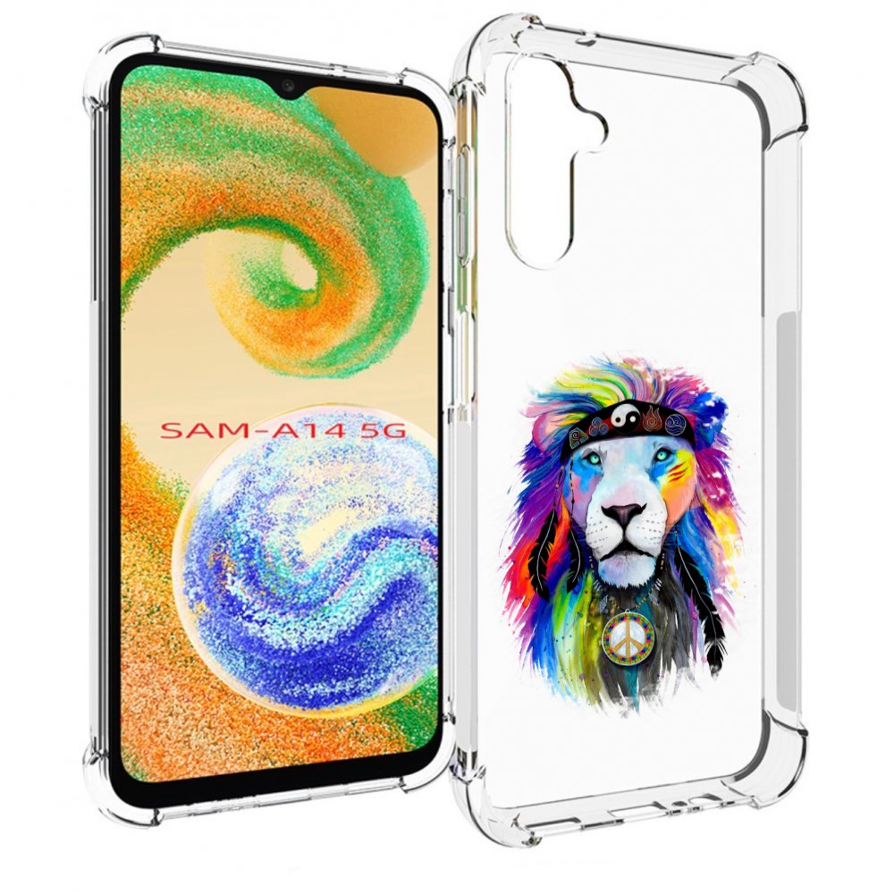 

Чехол MyPads Лев 3 для Samsung Galaxy A14 5G, Прозрачный, Tocco