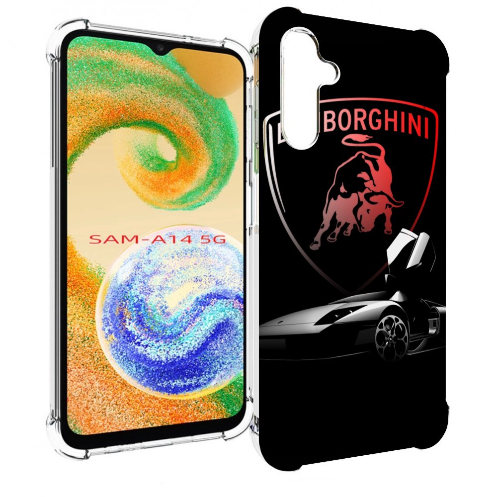 

Чехол MyPads Ламборгини-black мужской для Samsung Galaxy A14 5G, Прозрачный, Tocco