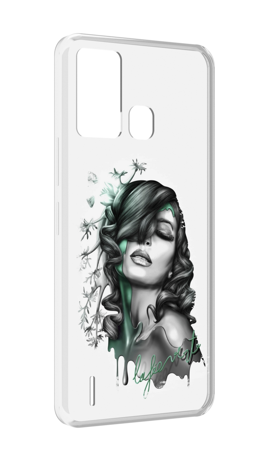 

Чехол MyPads Девушка 2 для ITEL S16 / ITEL Vision 1 Pro, Прозрачный, Tocco