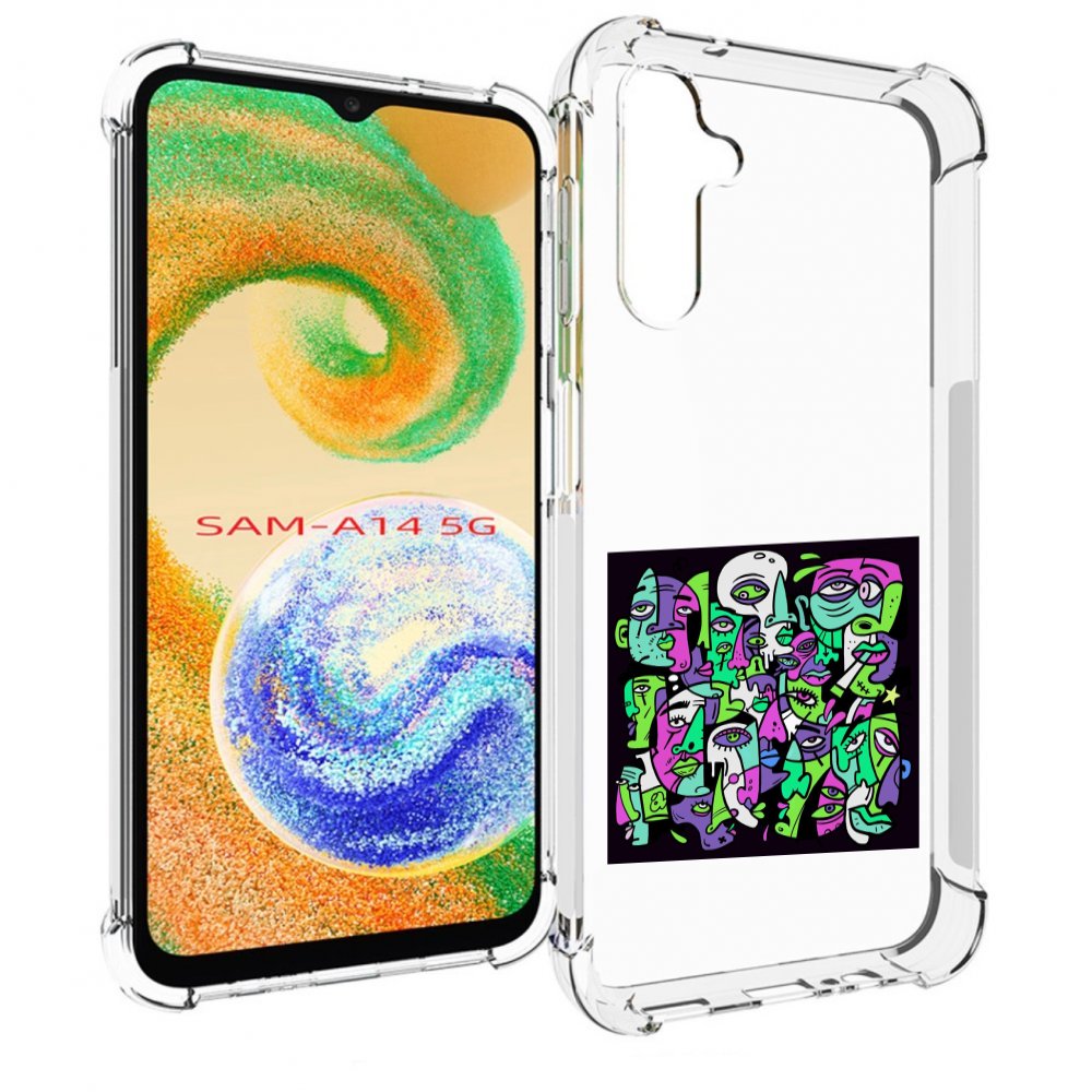 

Чехол MyPads Кривой эфир ATL для Samsung Galaxy A14 5G, Прозрачный, Tocco