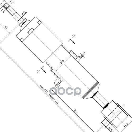 Z97300r_амортизатор Передний_zikmar Zikmar арт. Z97300R