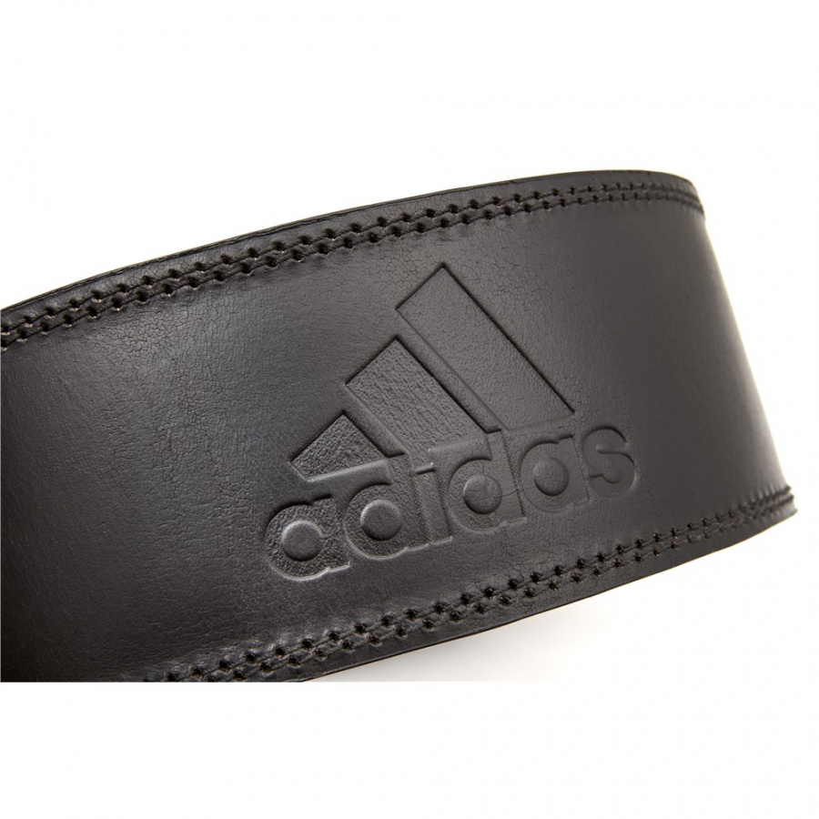 Adidas Пояс тяжелоатлетический (кожа), разм XL (86-111 см)