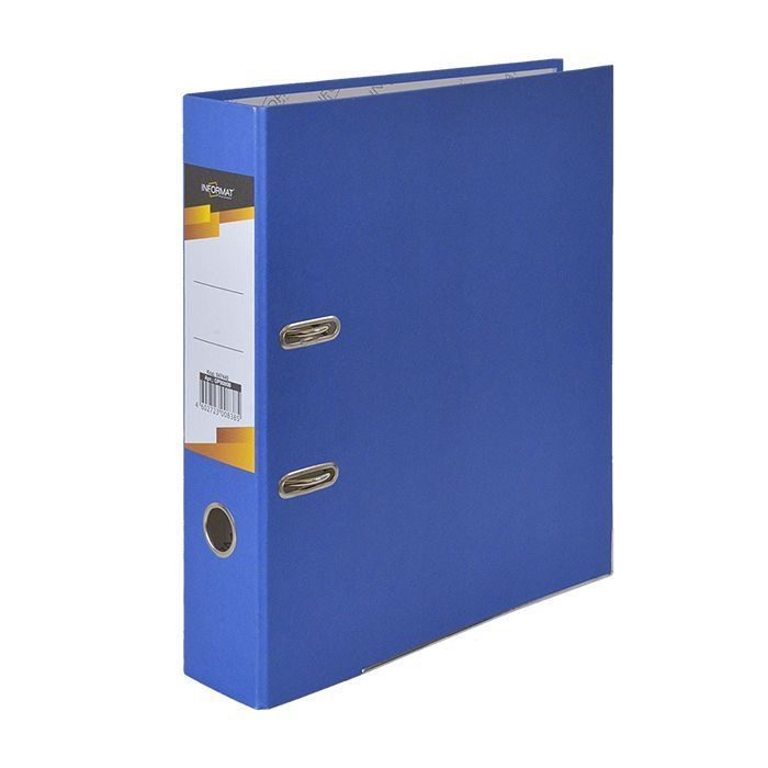 Папка-регистратор, формат А4, 70 мм, inФОРМАТ, цвет синий