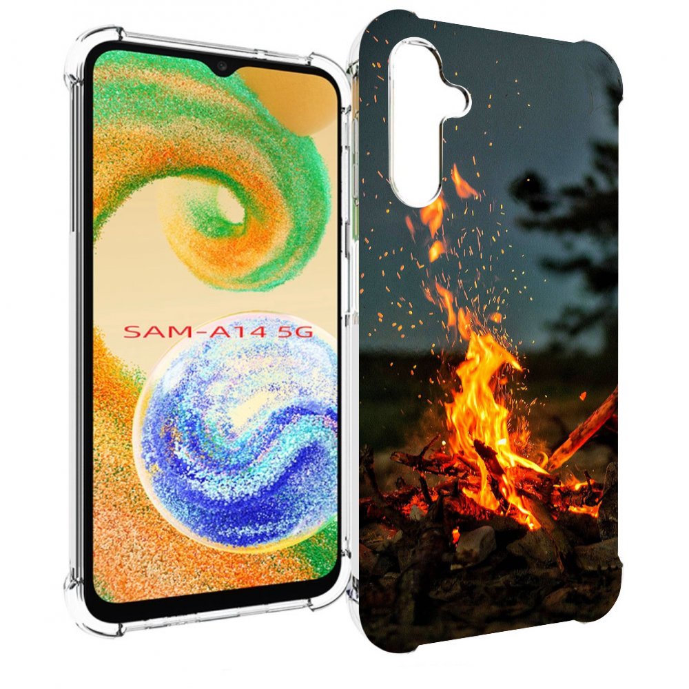 

Чехол MyPads Костер-ночное-небо для Samsung Galaxy A14 5G, Прозрачный, Tocco