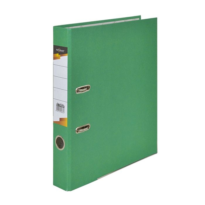 Папка-регистратор, формат А4, 50 мм, inФОРМАТ, цвет зеленый