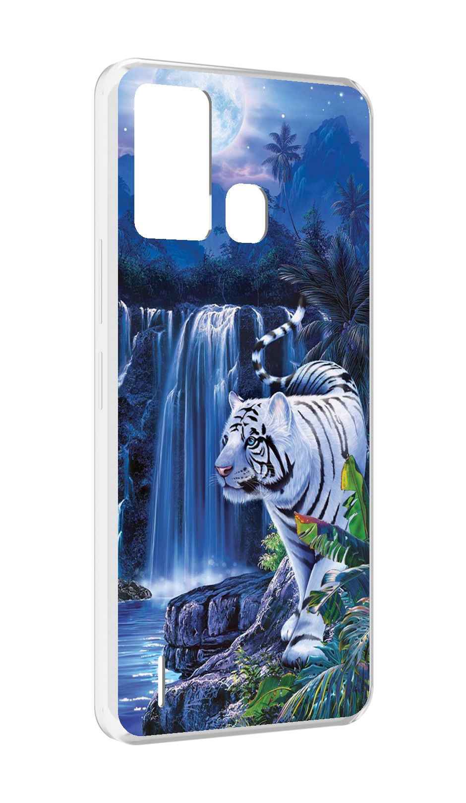 

Чехол MyPads Водопад для ITEL S16 / ITEL Vision 1 Pro, Прозрачный, Tocco