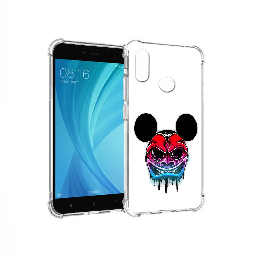 

Чехол MyPads Tocco для Xiaomi Redmi Note 5 микки в маске (PT113434.311.473), Прозрачный, Tocco