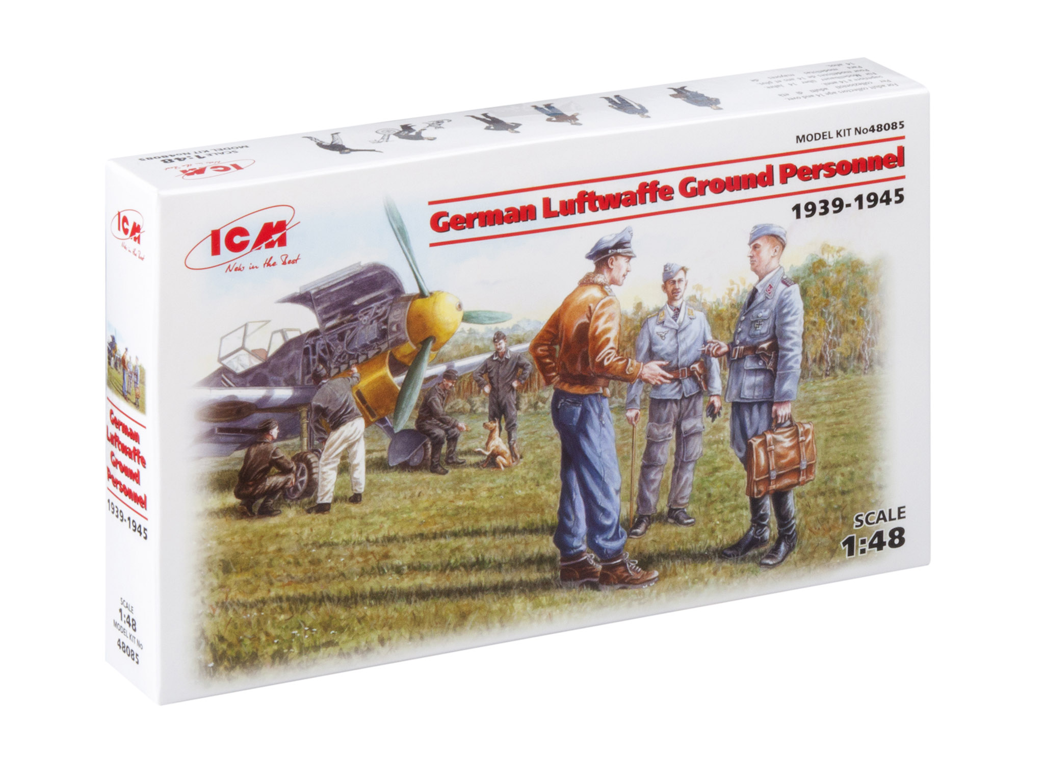 

Сборная модель ICM 1/48 Наземный персонал ВВС Германии (1939-1945) 48085