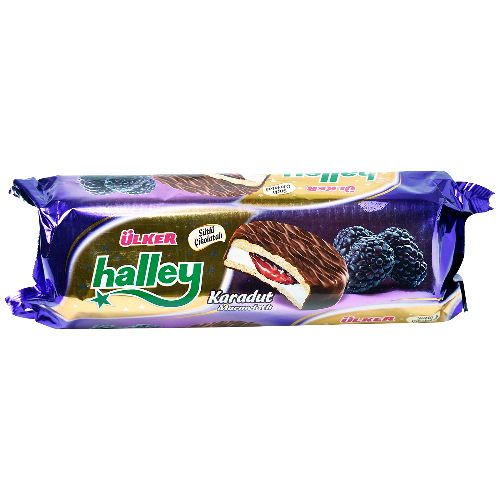 Печенье Ulker Halley Karadut с молочным шоколадом 236 г