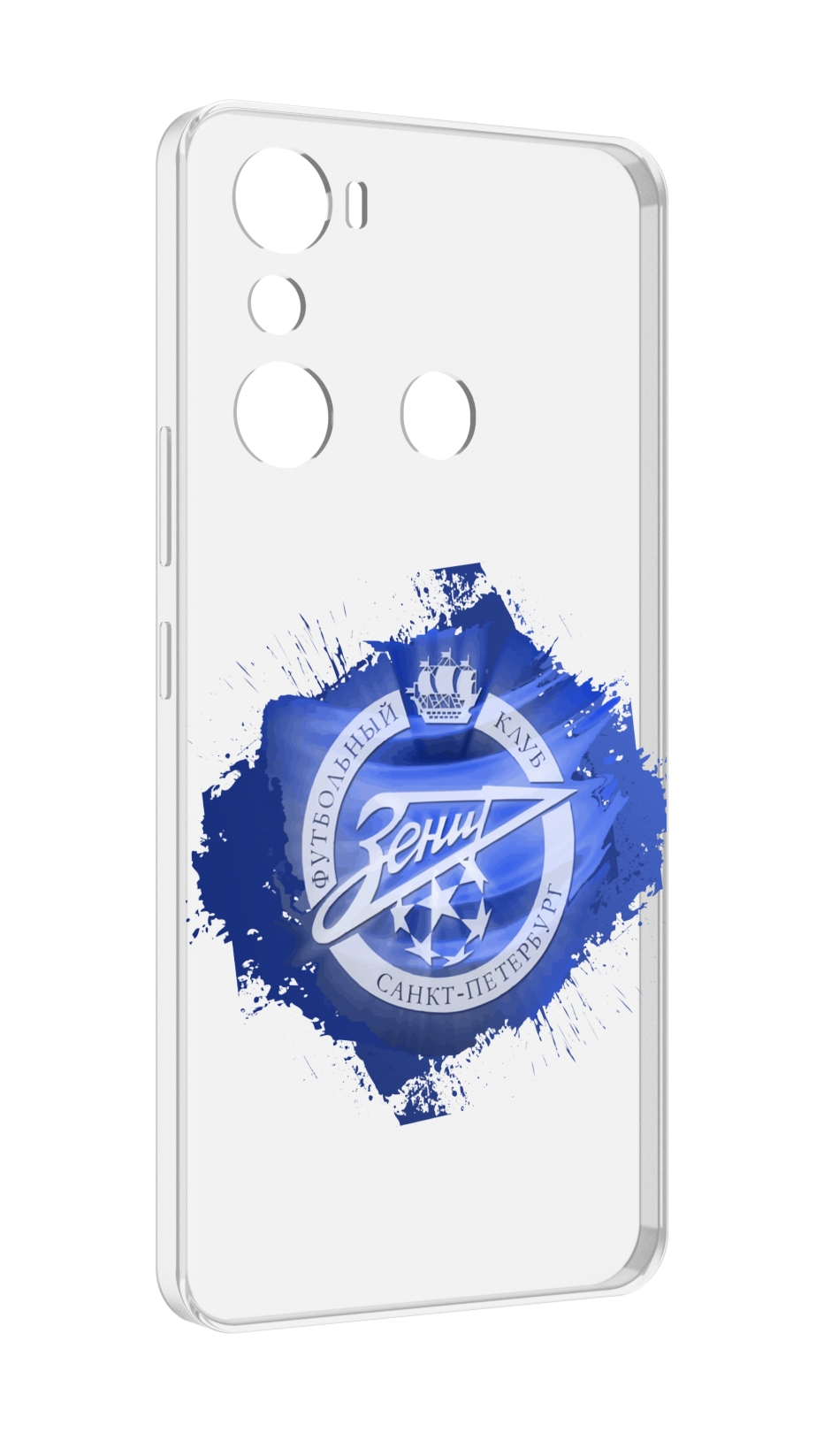 Чехол MyPads фк зенит 1 мужской для Infinix Hot 20i