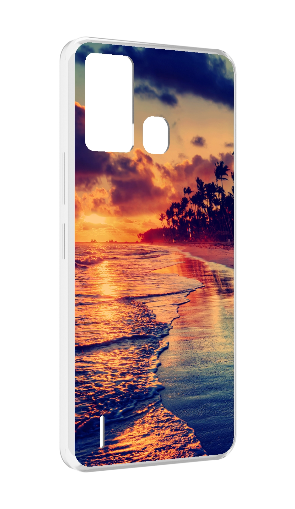 

Чехол MyPads Берег для ITEL S16 / ITEL Vision 1 Pro, Прозрачный, Tocco