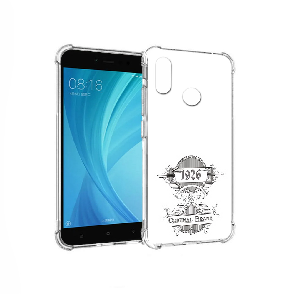 

Чехол MyPads Tocco для Xiaomi Redmi Note 5 логотип черно белый (PT113434.311.446), Прозрачный, Tocco