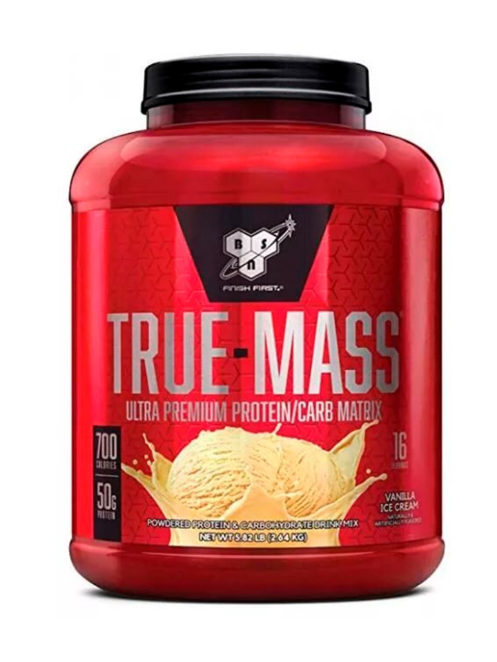 фото Гейнер bsn true mass 5,82 lb vanilla ice cream