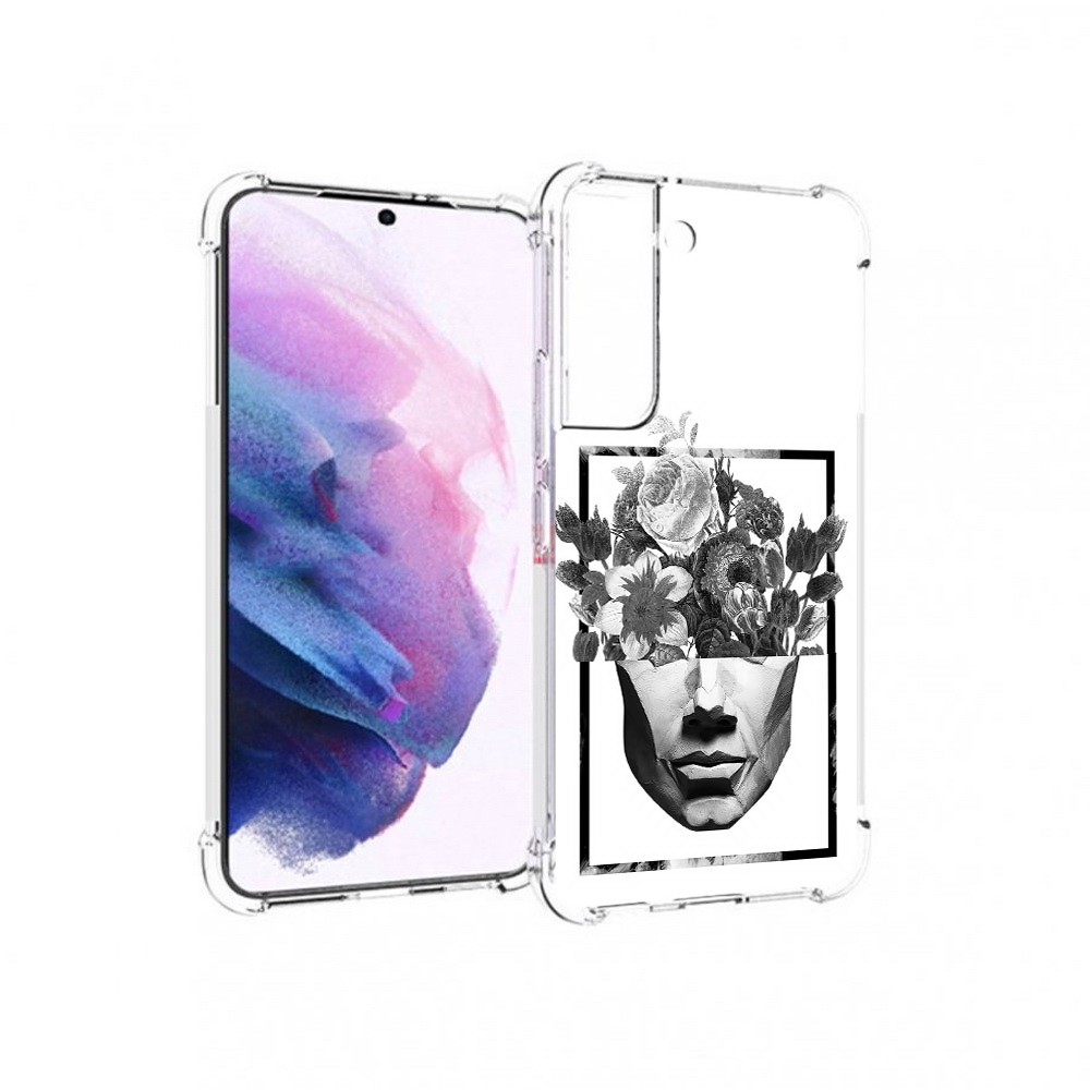 

Чехол MyPads Tocco для Samsung Galaxy S22 черно белая ваза в абстракции (PT194926.508.678), Прозрачный, Tocco
