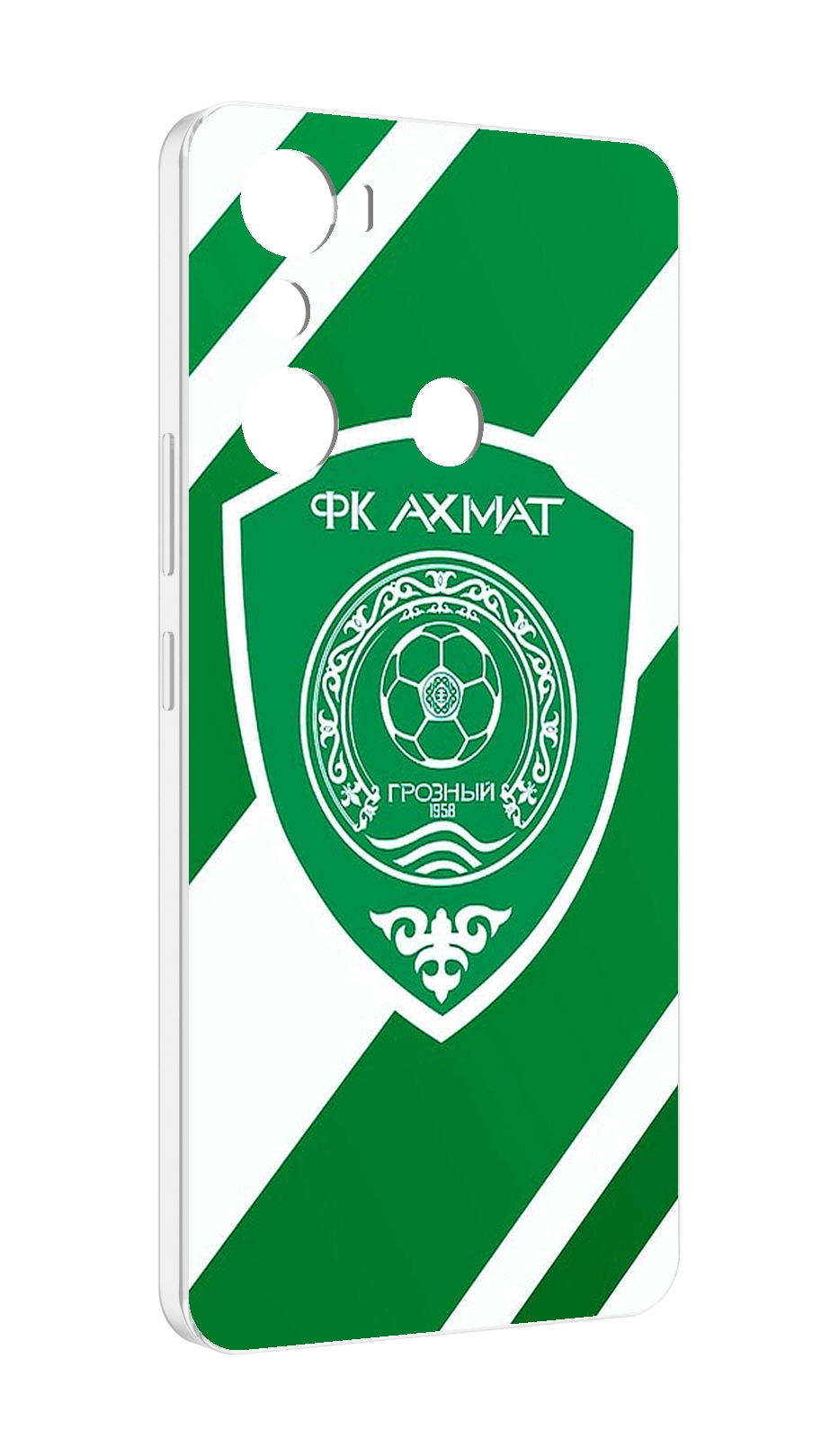 

Чехол MyPads фк ахмат грозныи мужской для Infinix Hot 20i, Прозрачный, Tocco