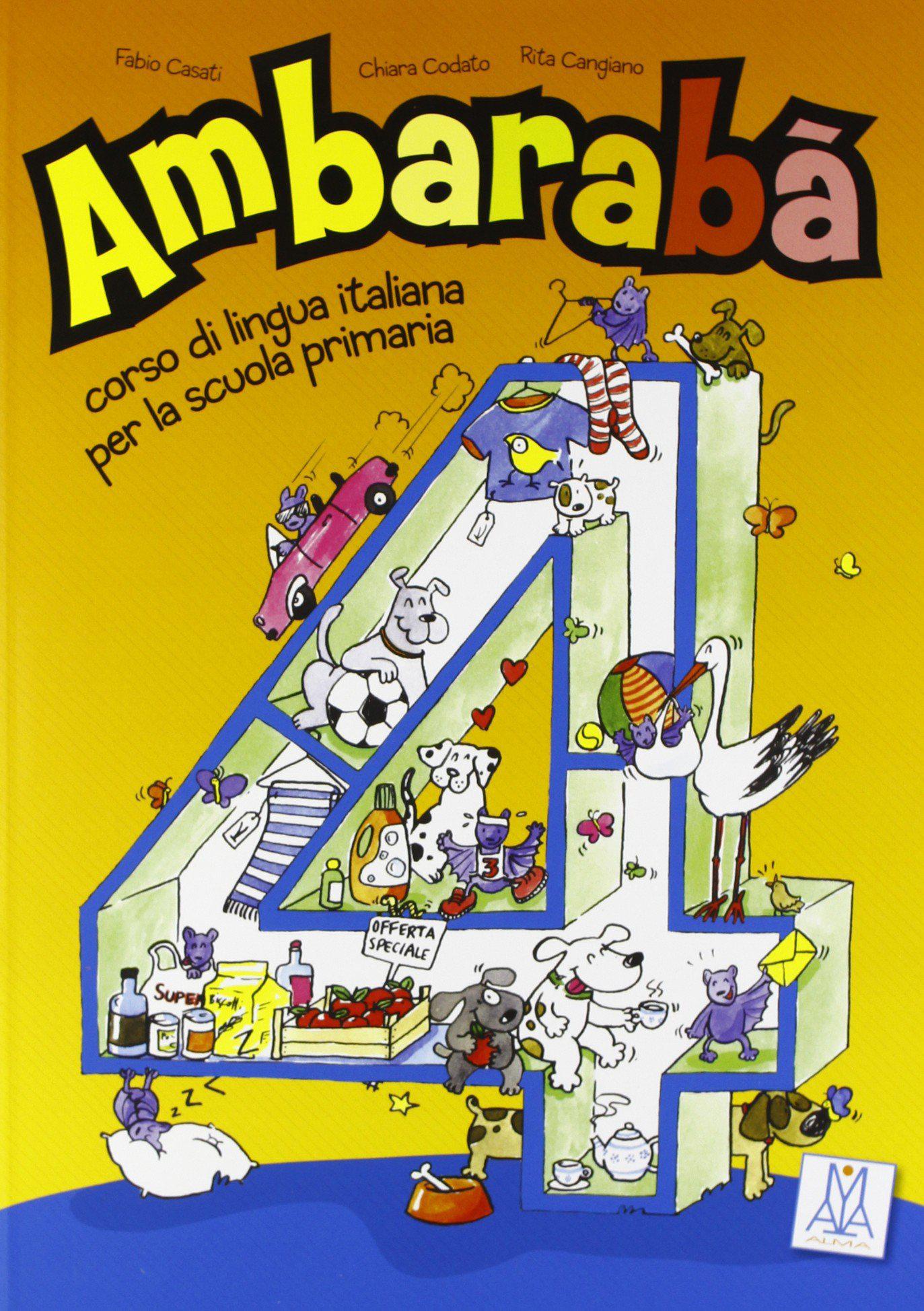 фото Книга ambaraba 4 - libro + 2 cd audio alma edizioni