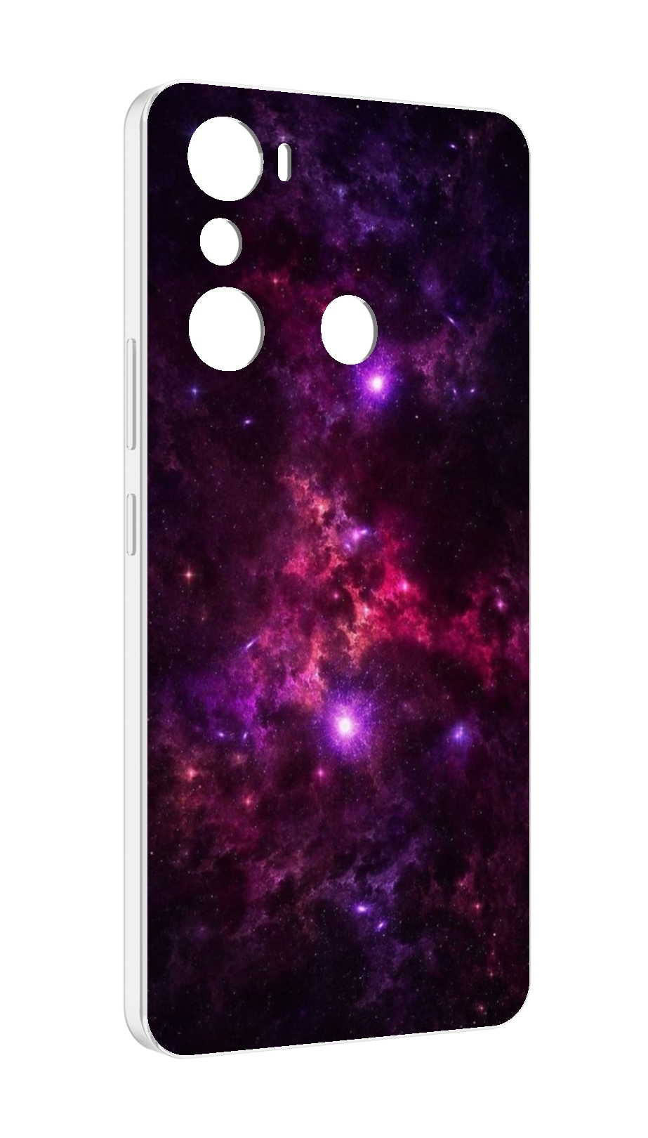 

Чехол MyPads фиолетовый-космос-с-облаками для Infinix Hot 20i, Прозрачный, Tocco