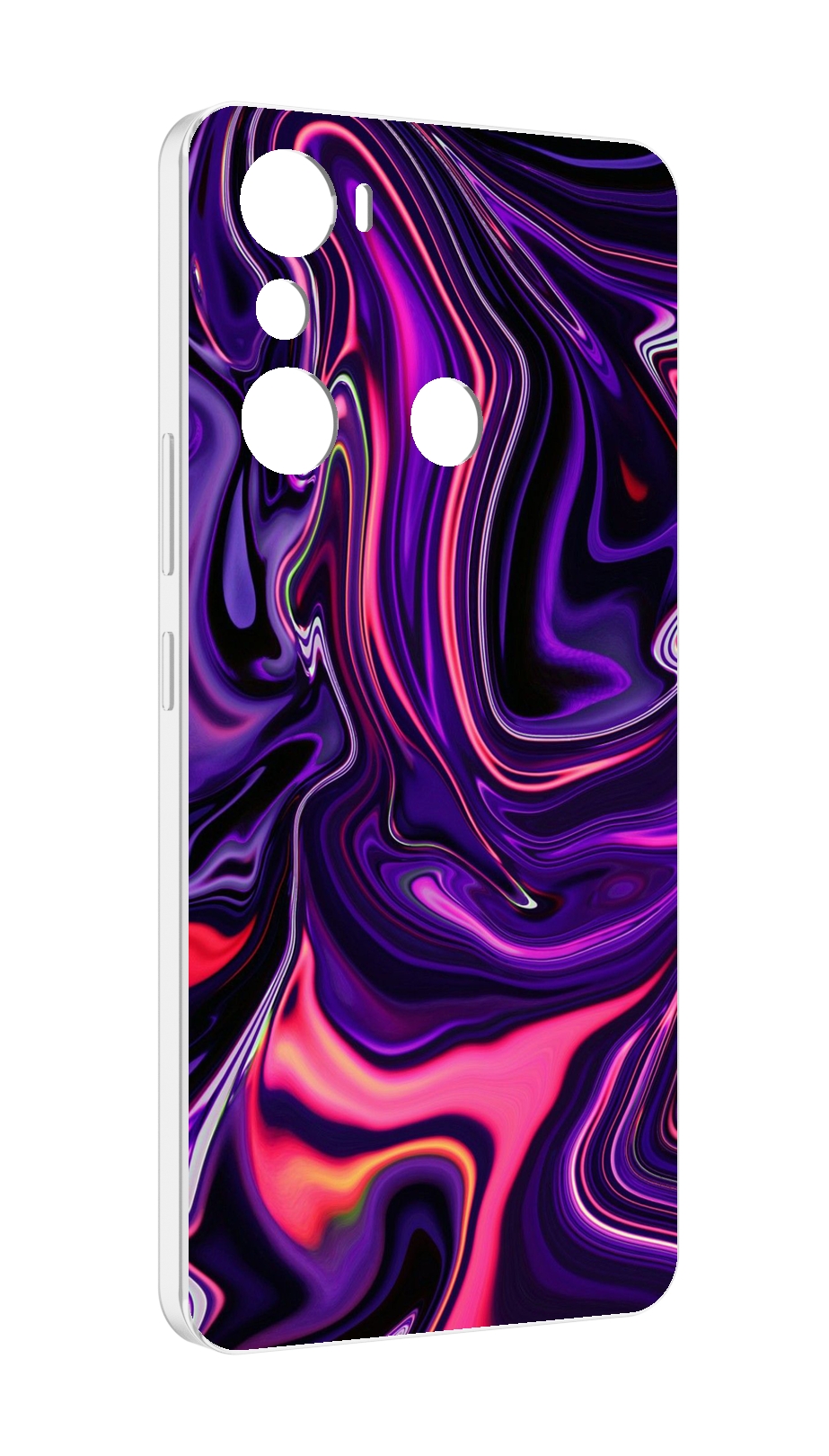 

Чехол MyPads фиолетовые краски для Infinix Hot 20i, Прозрачный, Tocco