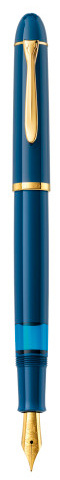 фото Набор ручек pelikan classic m120 se (pl809795) iconic blue сталь нержавеющая/позолота ef в