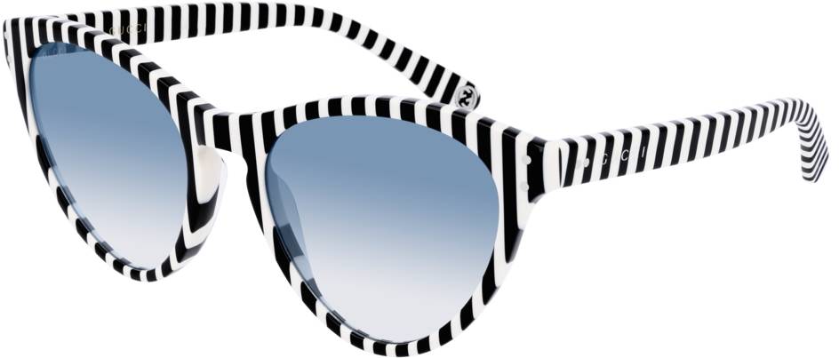 Солнцезащитные очки Gucci GG0569S 004 black/blue gradient