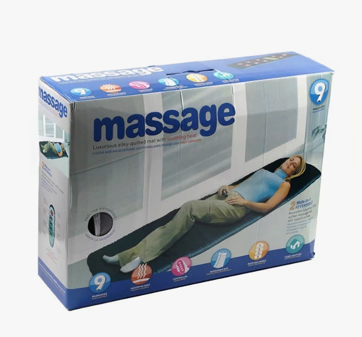 Massage mat h0095a. Микрокомпьютерный массажный коврик. Микрокомпьютерный массажный коврик, 160*52*3,5см., Migliores. Массажный матрас инерционный. Air massage back mat.