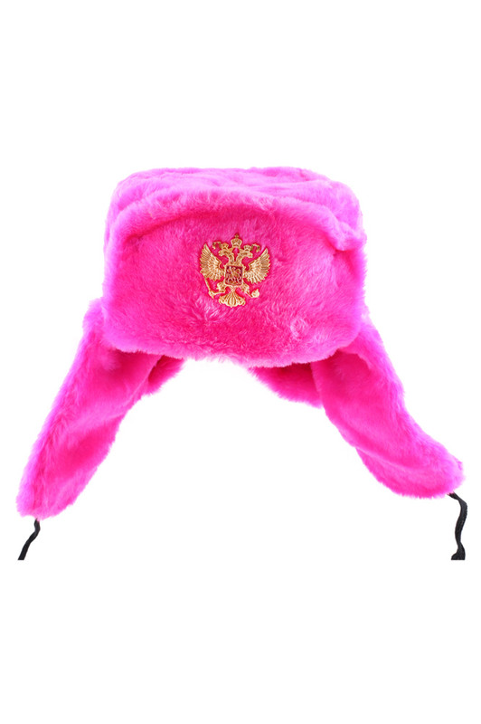 

Шапка ушанка унисекс NoBrand 14288 фуксия, р.56, Розовый, 14288