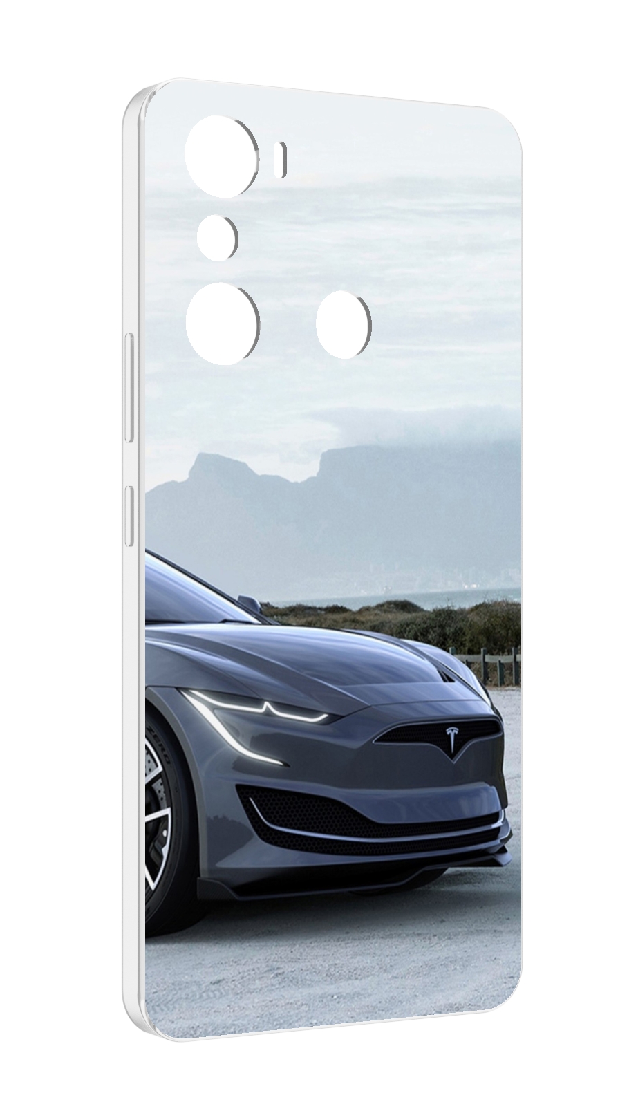 

Чехол MyPads tesla 2 мужской для Infinix Hot 20i, Прозрачный, Tocco