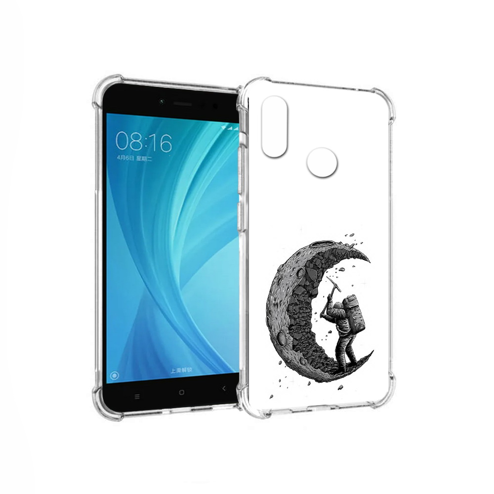 

Чехол MyPads Tocco для Xiaomi Redmi Note 5 камненная луна (PT113434.311.384), Прозрачный, Tocco