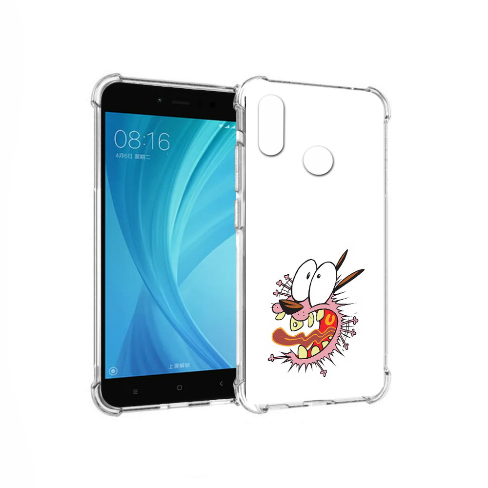 

Чехол MyPads Tocco для Xiaomi Redmi Note 5 испуганный бобик (PT113434.311.381), Прозрачный, Tocco