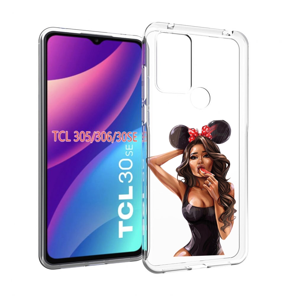 

Чехол MyPads девушка-с-грейпфрутом женский для TCL 30SE/305/306/30E, Tocco