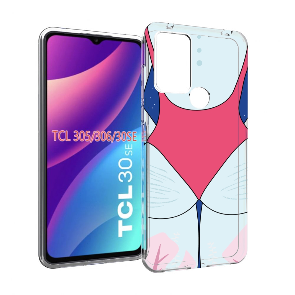

Чехол MyPads девушка-с-глазом-на-спине для TCL 30SE/305/306/30E, Tocco