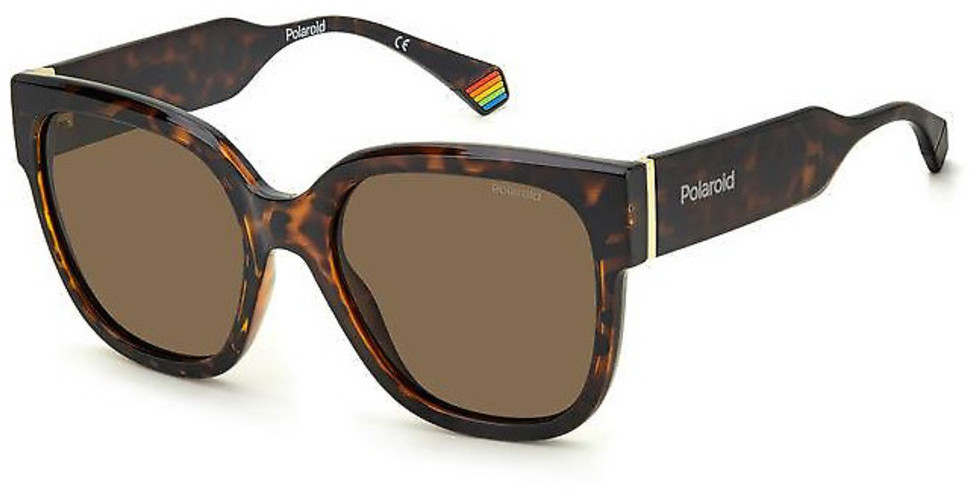 

Солнцезащитные очки женские Polaroid PLD 6167/S 086 коричневые, PLD 6167/S 086