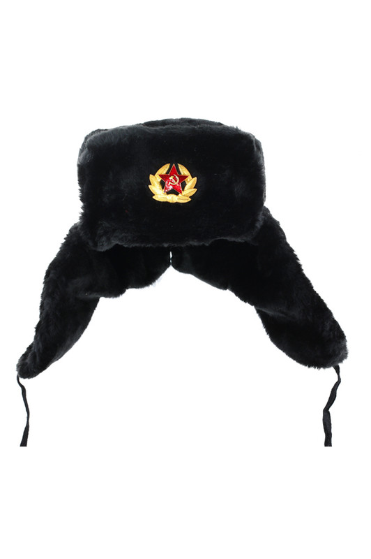 

Шапка ушанка унисекс NoBrand 14288 черная, р.62, Черный, 14288