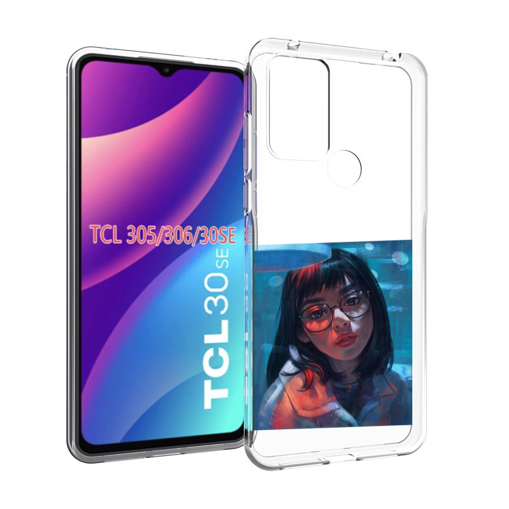 

Чехол MyPads девушка-под-красным-светом для TCL 30SE / TCL 305 / TCL 306 / TCL 30E, Tocco