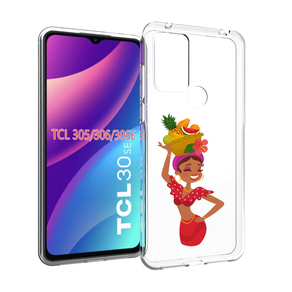 

Чехол MyPads девушка-мулатка для TCL 30SE/305/306/30E, Tocco