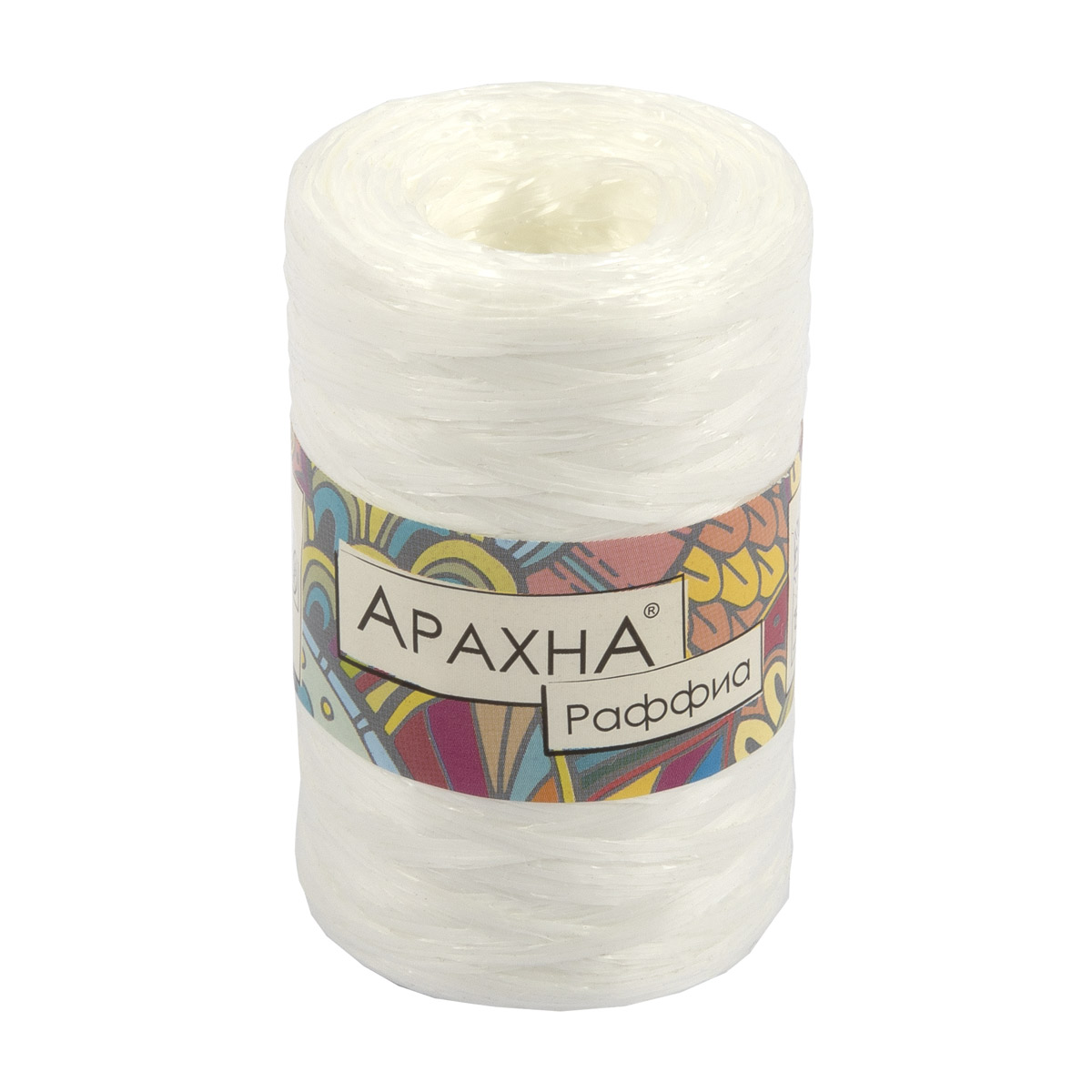 

Пряжа ARACHNA Raffia, 100% полипропилен, 5х50+-10 г, 200+-12 м, Белый, Raffia