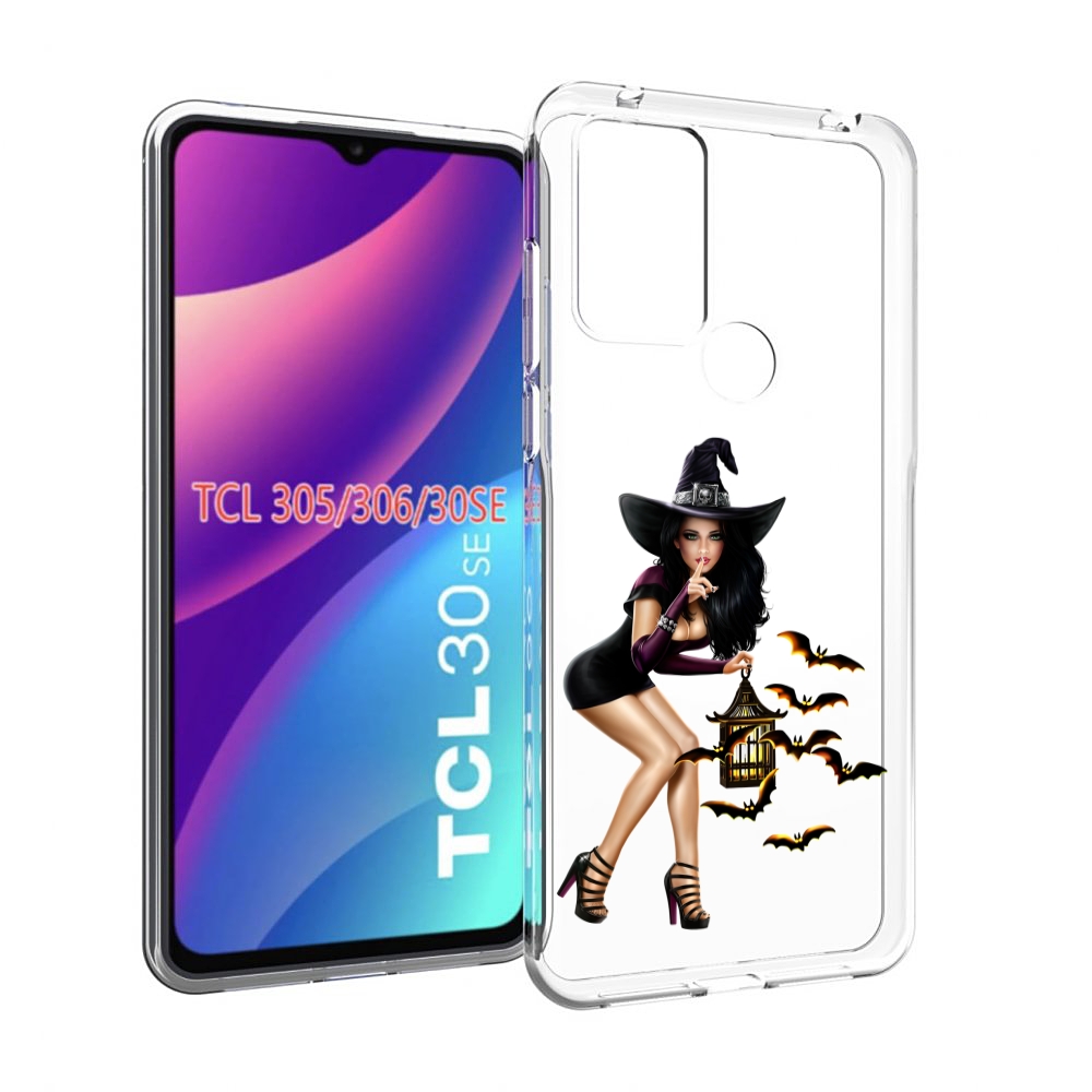 

Чехол MyPads девушка-ведьма женский для TCL 30SE/305/306/30E, Tocco