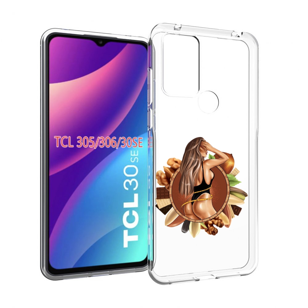 

Чехол MyPads девушка-в-черном-купальнике женский для TCL 30SE/TCL 305/TCL 306/TCL..., Tocco