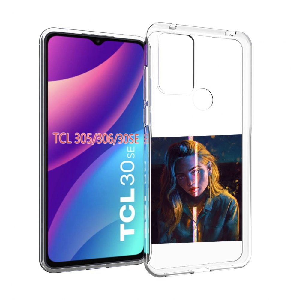 

Чехол MyPads девушка-в-тени для TCL 30SE/305/306/30E, Tocco