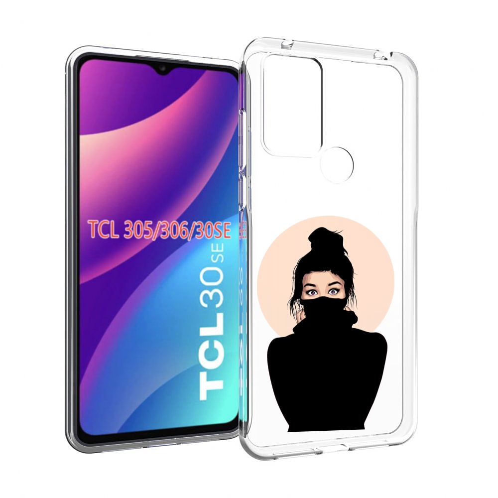 

Чехол MyPads девушка-в-свитере женский для TCL 30SE/305/306/30E, Tocco